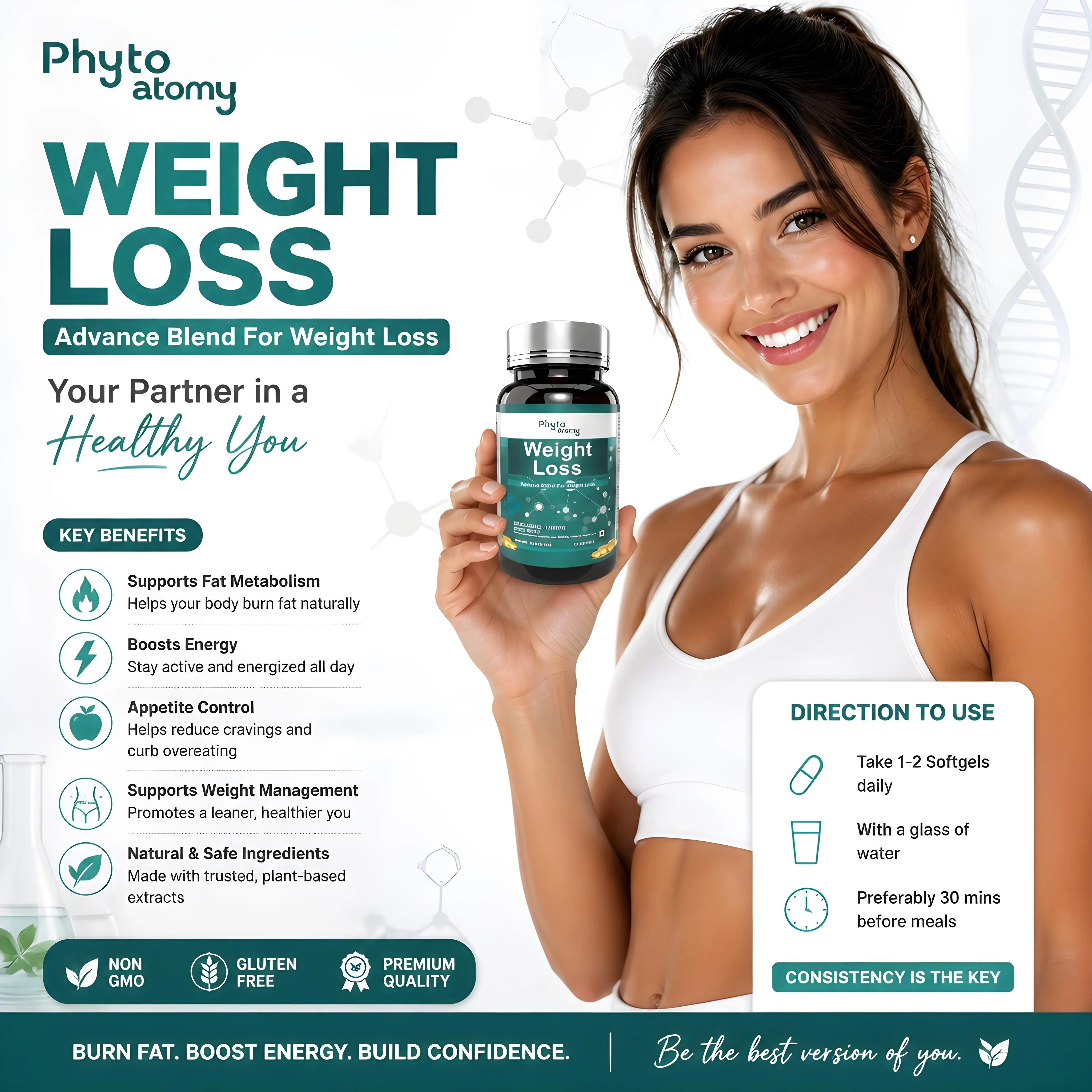 Weight Loss Softgel Capsule (60 Capsule) (HS00575)